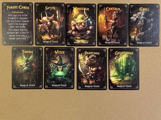 Lizard Wizard: Forest Cards