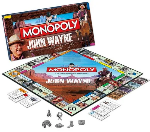 Board game, Monopoly: John Wayne Collector's Edition