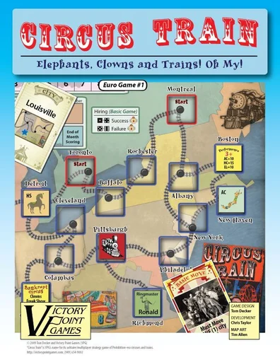 Board game, Circus Train