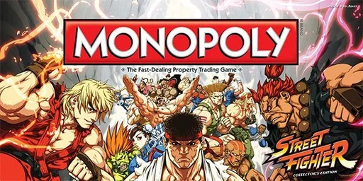 Board game, Monopoly: Street Fighter Collector's Edition