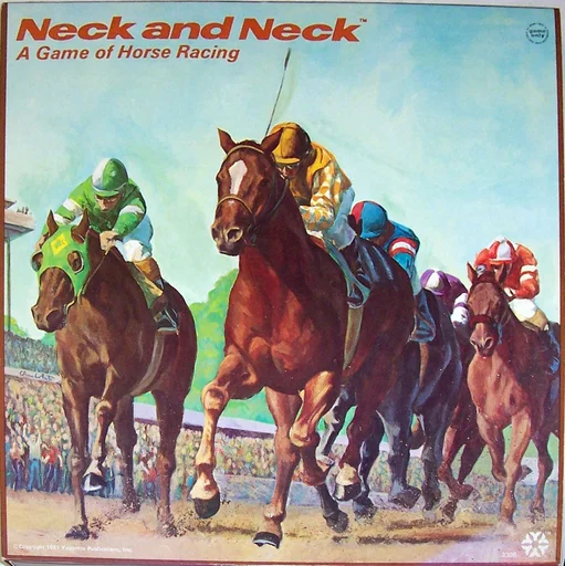 Board game, Neck and Neck: A Game of Horse Racing