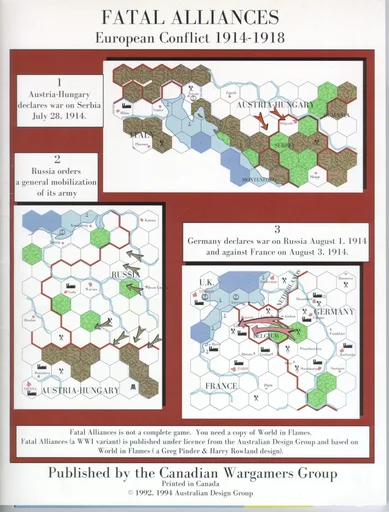 Board game, Fatal Alliances II: European Conflict 1914-1918