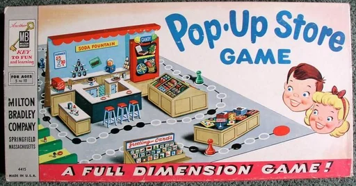 Board game, Pop-Up Store Game