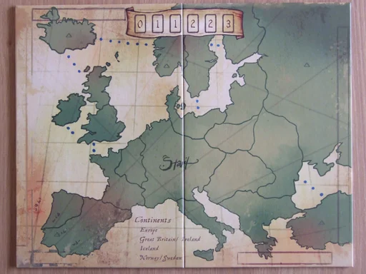 Eight-Minute Empire: Europe Expansion Board