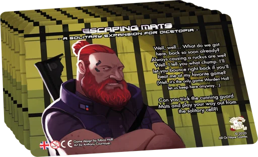 Dicetopia: Escaping Mats solo expansion