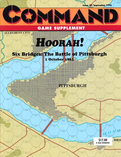 Board game, Hoorah! Six Bridges: The Battle of Pittsburgh, 1 October 1863