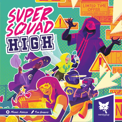 Board game, Super Squad High
