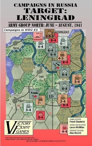 Board game, Target: Leningrad – The Advance of Army Group North: June-August, 1941