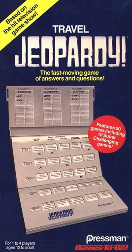Board game, Travel Jeopardy!