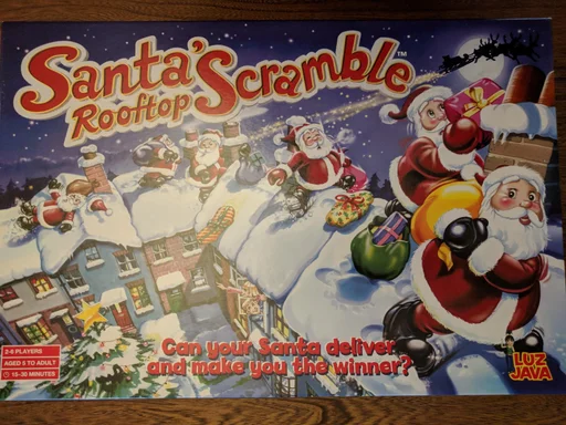 Board game, Santa's Rooftop Scramble