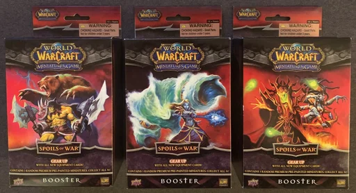 World of Warcraft: Miniatures Game Spoils of War Booster