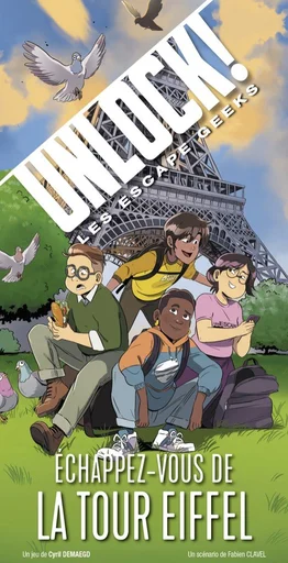Board game, Unlock!: Les Escape Geeks – Échappez-vous de la Tour Eiffel