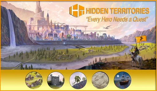 Board game, Hidden Territories: Every Hero Needs a Quest