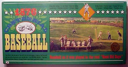 Board game, 1876 Centennial Baseball