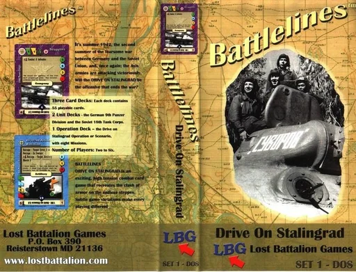 Board game, Battlelines: The Stalingrad Campaign