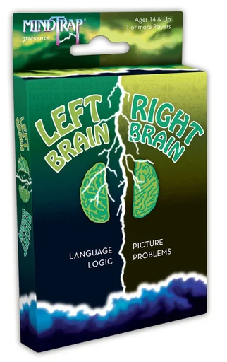Board game, MindTrap Left Brain Right Brain
