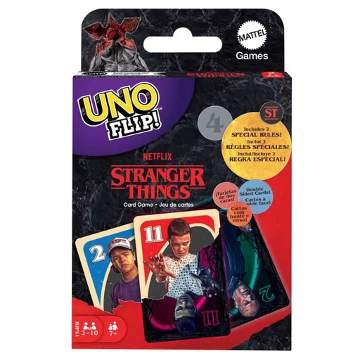 Board game, UNO Flip!: Stranger Things