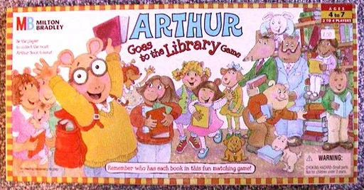 Board game, Arthur Goes to the Library