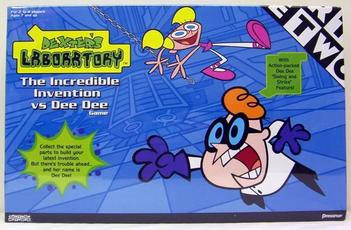 Board game, Dexter's Laboratory: The Incredible Invention Vs Dee Dee