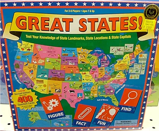 Board game, Great States!