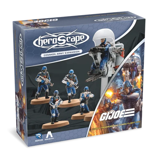 G.I. JOE Heroscape: COBRA Troopers & COBRA Flight Pod – Common Army Expansion