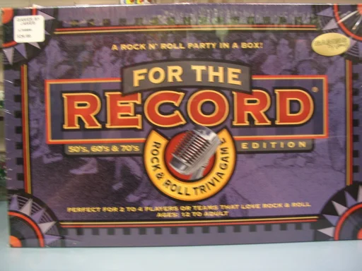 Board game, For the Record: 50's, 60's, & 70's Edition