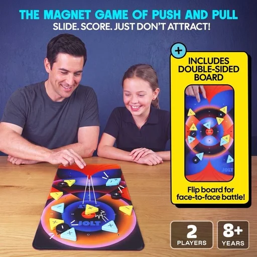 Board game, JOLT: The Magnet Game of Push and Pull