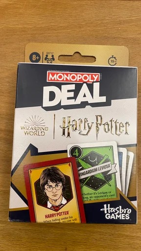 Board game, Monopoly Deal Wizarding World/Harry Potter Card Game