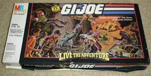 Board game, G.I. Joe Live The Adventure