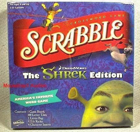 Board game, Scrabble The Shrek Edition