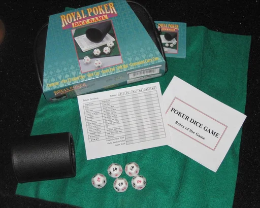Board game, Royal Poker Dice Game