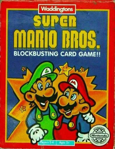 Board game, Super Mario Bros. Card Game