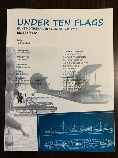 Board game, Under Ten Flags: Hunting the Raider Atlantis 1939-1941
