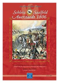 Board game, Schleiz, Saalfeld, Auerstaedt 1806