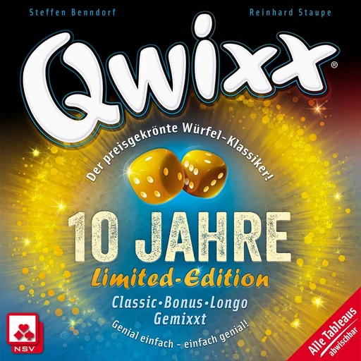 Board game, Qwixx: 10 Jahre Limited-Edition