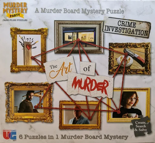 Board game, Murder Mystery Party Case File Puzzles: The Art of Murder