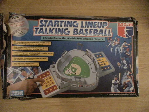Board game, Starting Lineup Talking Baseball