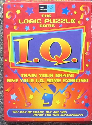 Board game, I.Q.: The Logic Puzzle Game – Train Your Brain! Give Your I.Q. Some Exercise