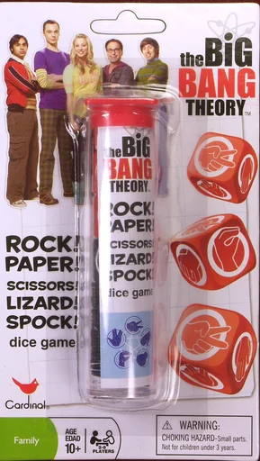 Board game, The Big Bang Theory: Rock! Paper! Scissors! Lizard! Spock! Dice Game