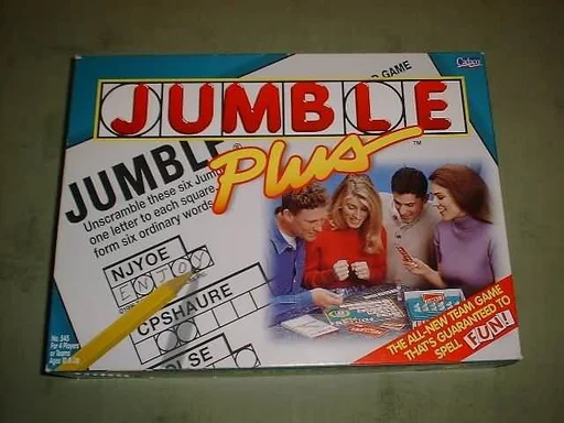 Board game, Jumble Plus
