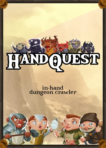 Board game, HandQuest: in-hand dungeon crawler