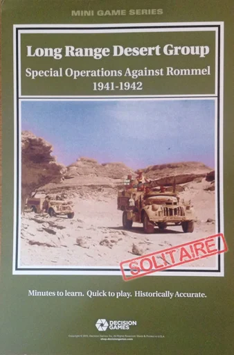 Board game, Long Range Desert Group: Special Operations Against Rommel 1941-1942