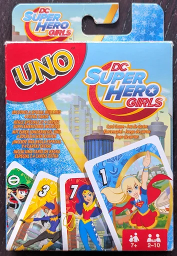Board game, UNO: DC SuperHero Girls