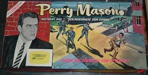 Board game, Perry Mason Game: Case of the Missing Suspect