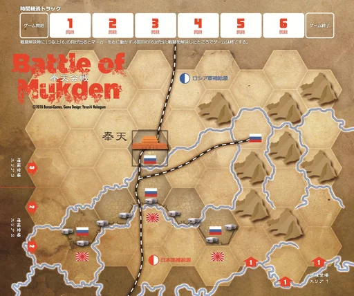 Board game, Battle of Mukden