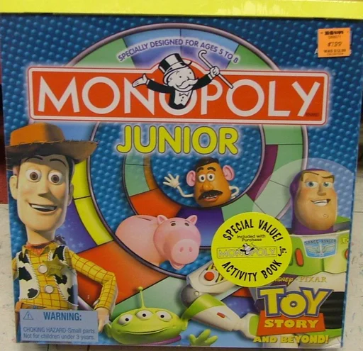 Board game, Monopoly Junior: Toy Story