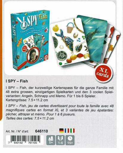Board game, I Spy Fish