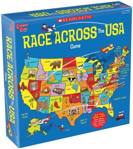 Board game, Race Across the USA