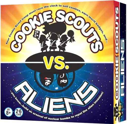 Board game, Cookie Scouts VS Aliens