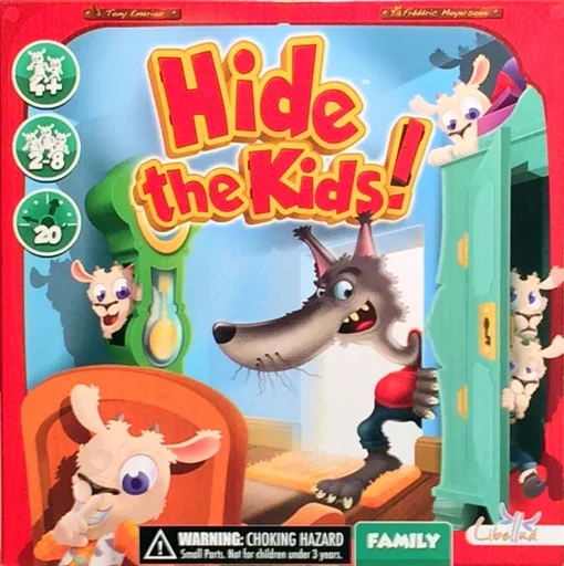 Board game, Hide the Kids!